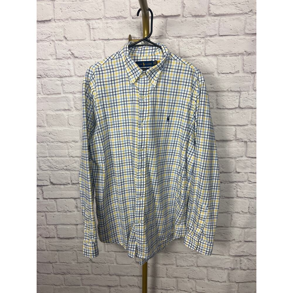 Authentic Polo Ralph Lauren Classic Fit CLBDPPCS- Long Sleeve Sport Shirt - Picture 1 of 7